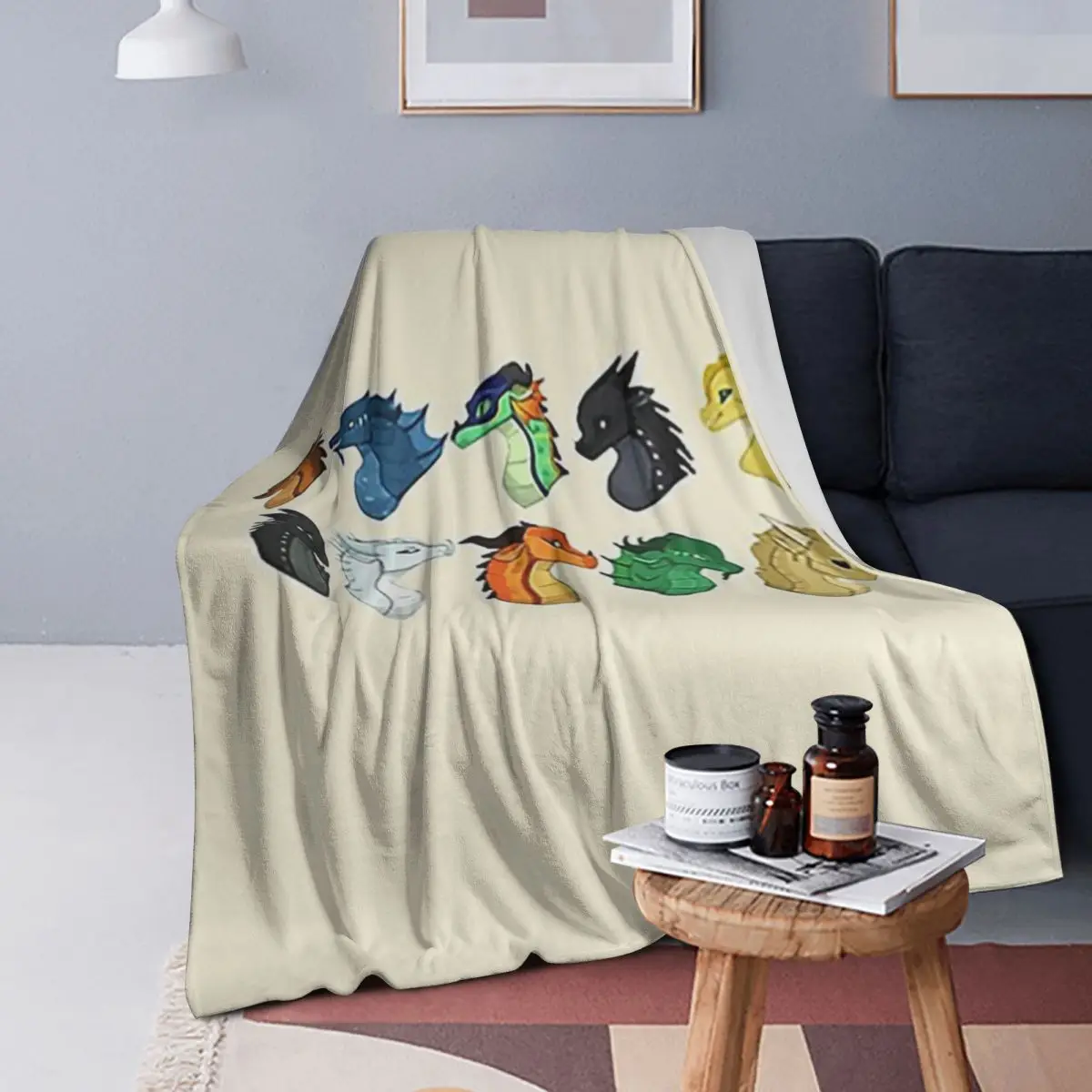 Head Dragons - Wings Of Fire Blankets Soft Warm Flannel Throw Blanket Bedspread for Bed Living room Picnic Travel Home Sofa
Head Dragons - Wings Of Fire Blankets Soft Warm Flannel Throw Blanket Bedspread for Bed Living room Picnic Travel Home Sofa
