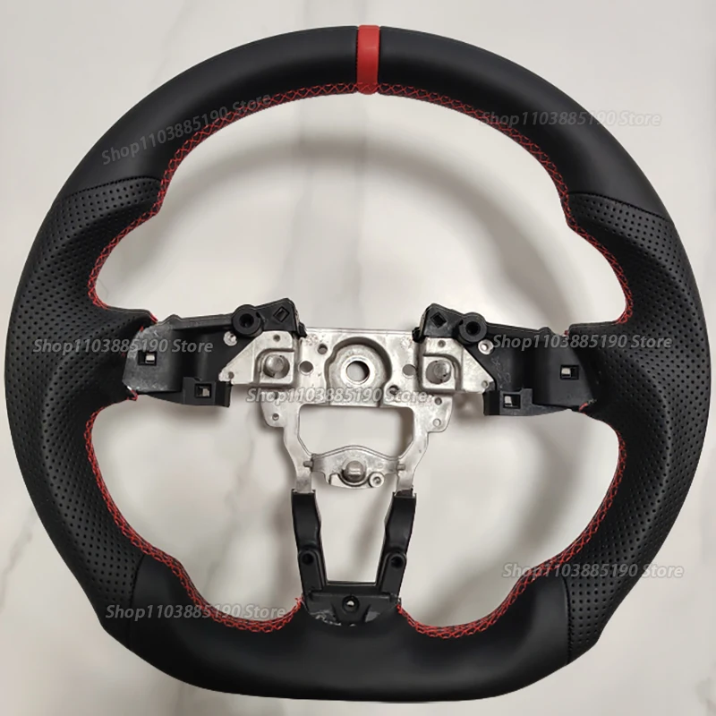 Microfiber Leather Car Steering Wheel For Mazda MX5 Miata MX-5 ND American Version 2015-2024 Perforated Leather Steering Wheel 
Microfiber Leather Car Steering Wheel For Mazda MX5 Miata MX-5 ND American Version 2015-2024 Perforated Leather Steering Wheel