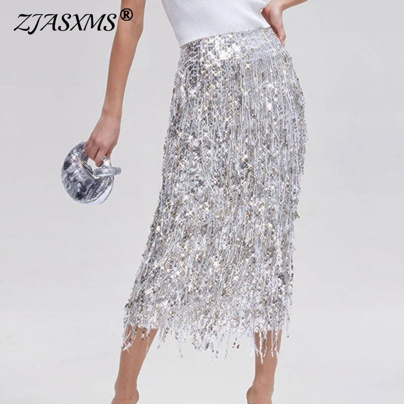 Стильные блестящие блестящие вечерние юбки с блестками, элегантные весенние 2026, тонкая юбка с высокой талией и кисточками, летняя сексуальная женская юбка
Стильные блестящие блестящие вечерние юбки с блестками, элегантные весенние 2026, тонкая юбка с высокой талией и кисточками, летняя сексуальная женская юбка