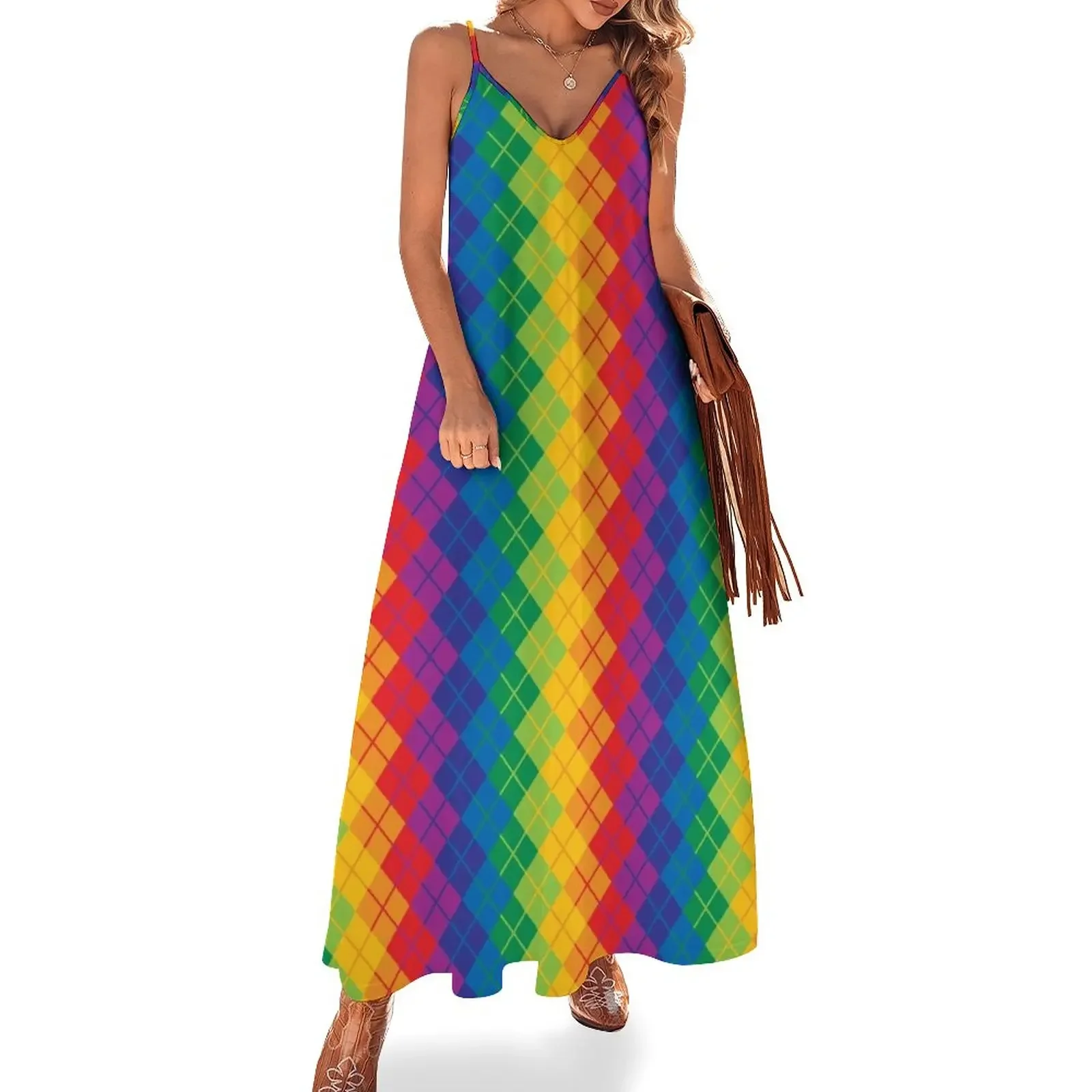 Rainbow Argyle Sleeveless Dress summer outfits for women 2025 Woman fashion sexy dress ladies dresses for women 2025 Dress
Rainbow Argyle Sleeveless Dress summer outfits for women 2025 Woman fashion sexy dress ladies dresses for women 2025 Dress