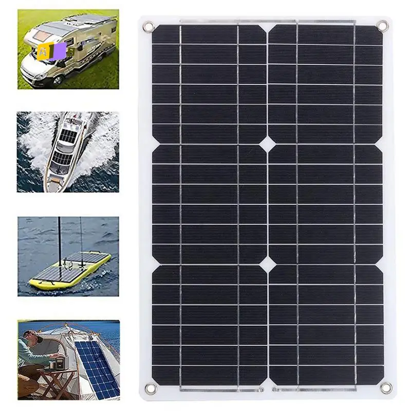A08F-20W Car Battery Solar Panel System Kit Solar Charger Portable Flexible Solar Panel Controller 2USB Output
A08F-20W Car Battery Solar Panel System Kit Solar Charger Portable Flexible Solar Panel Controller 2USB Output