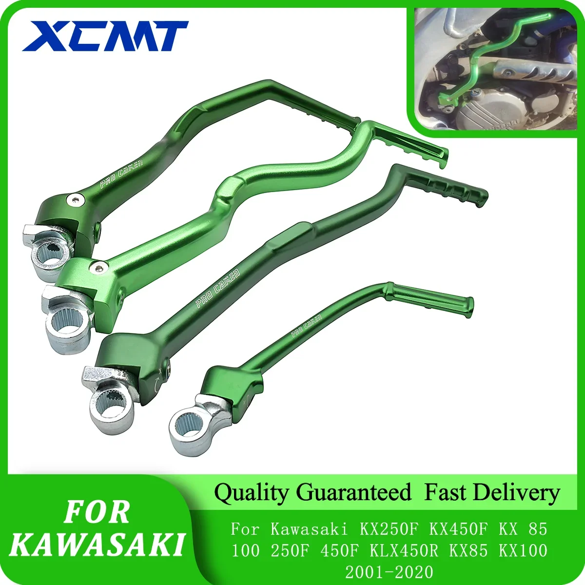 Motocross CNC Aluminum Forged Kick Start Starter Lever Pedal For Kawasaki KX 250F 450F KX250F KX450F KLX 450R KLX450R Pit Bike
Motocross CNC Aluminum Forged Kick Start Starter Lever Pedal For Kawasaki KX 250F 450F KX250F KX450F KLX 450R KLX450R Pit Bike