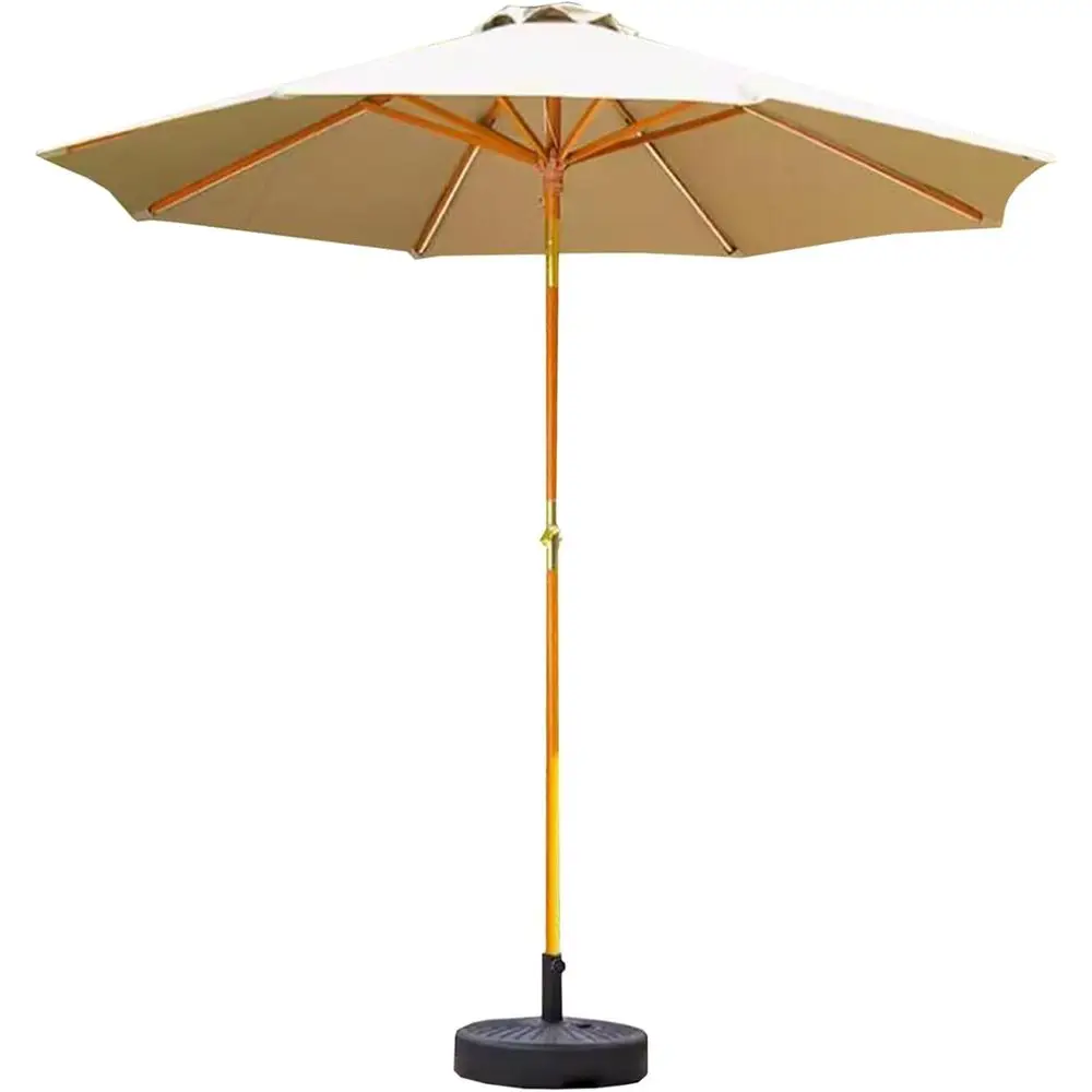 Round Patio Umbrella with Crank and Plastic Base for Outdoor Dining
Round Patio Umbrella with Crank and Plastic Base for Outdoor Dining