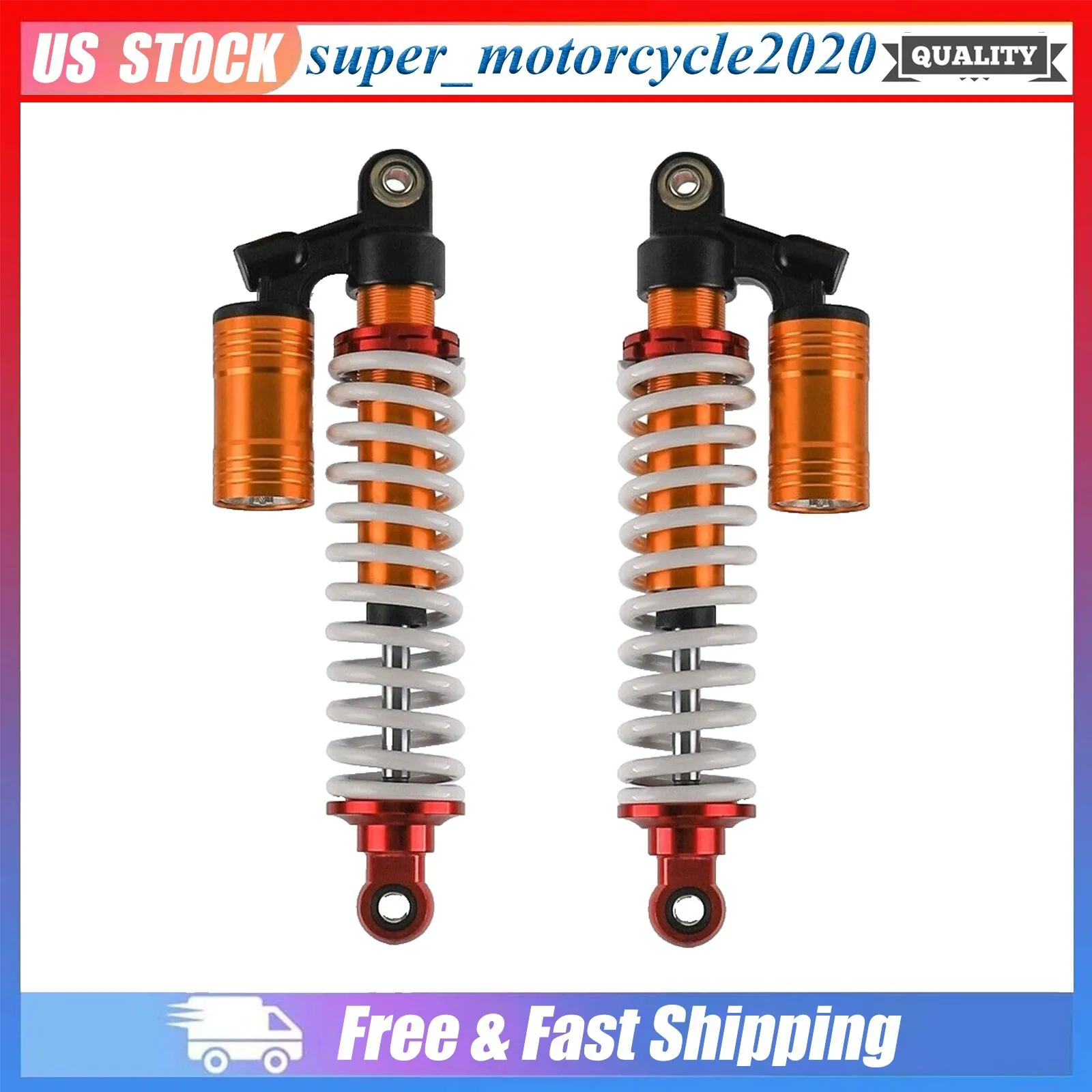 2PCS 320mm 12.6" 850LBS Front Air Shock Absorber For ATV Quad Go Kart 4 Wheeler
2PCS 320mm 12.6" 850LBS Front Air Shock Absorber For ATV Quad Go Kart 4 Wheeler