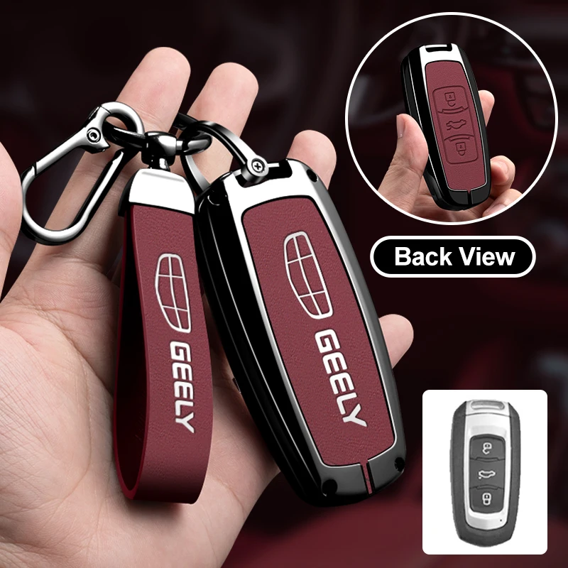 New Alloy Car Key Case Cover Shell Fob For Geely Emgrand X7 GS GX3 GT GC9 EC7 GC715 EC718 Englon SC3 Atlas Pro Protect Keychain
New Alloy Car Key Case Cover Shell Fob For Geely Emgrand X7 GS GX3 GT GC9 EC7 GC715 EC718 Englon SC3 Atlas Pro Protect Keychain