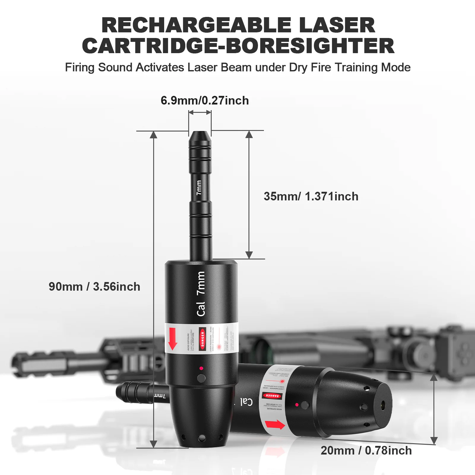 Модернизированный лазерный тренажер двойного назначения диаметром 7 мм с функцией калибровки, высокоточная мишень для блокировки статической калибровки
Модернизированный лазерный тренажер двойного назначения диаметром 7 мм с функцией калибровки, высокоточная мишень для блокировки статической калибровки