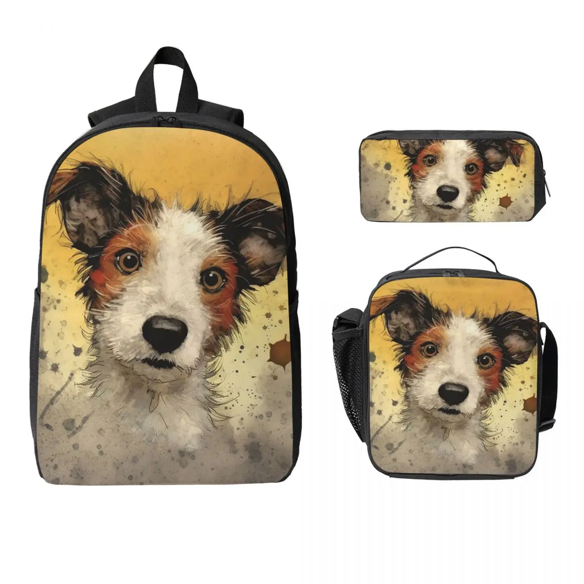 Dog Jack Russell Terrier Backpack Boys Girls BookBag School Bag Laptop Shoulder Bags 3ps Insulated Lunch Bag Pencil Case
Dog Jack Russell Terrier Backpack Boys Girls BookBag School Bag Laptop Shoulder Bags 3ps Insulated Lunch Bag Pencil Case