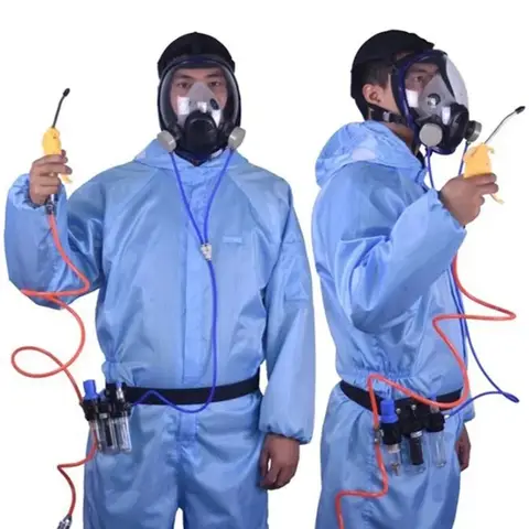 Functional air supply industrial respirator system 6800 three-interface full-face mask protective gas mask full-face mask