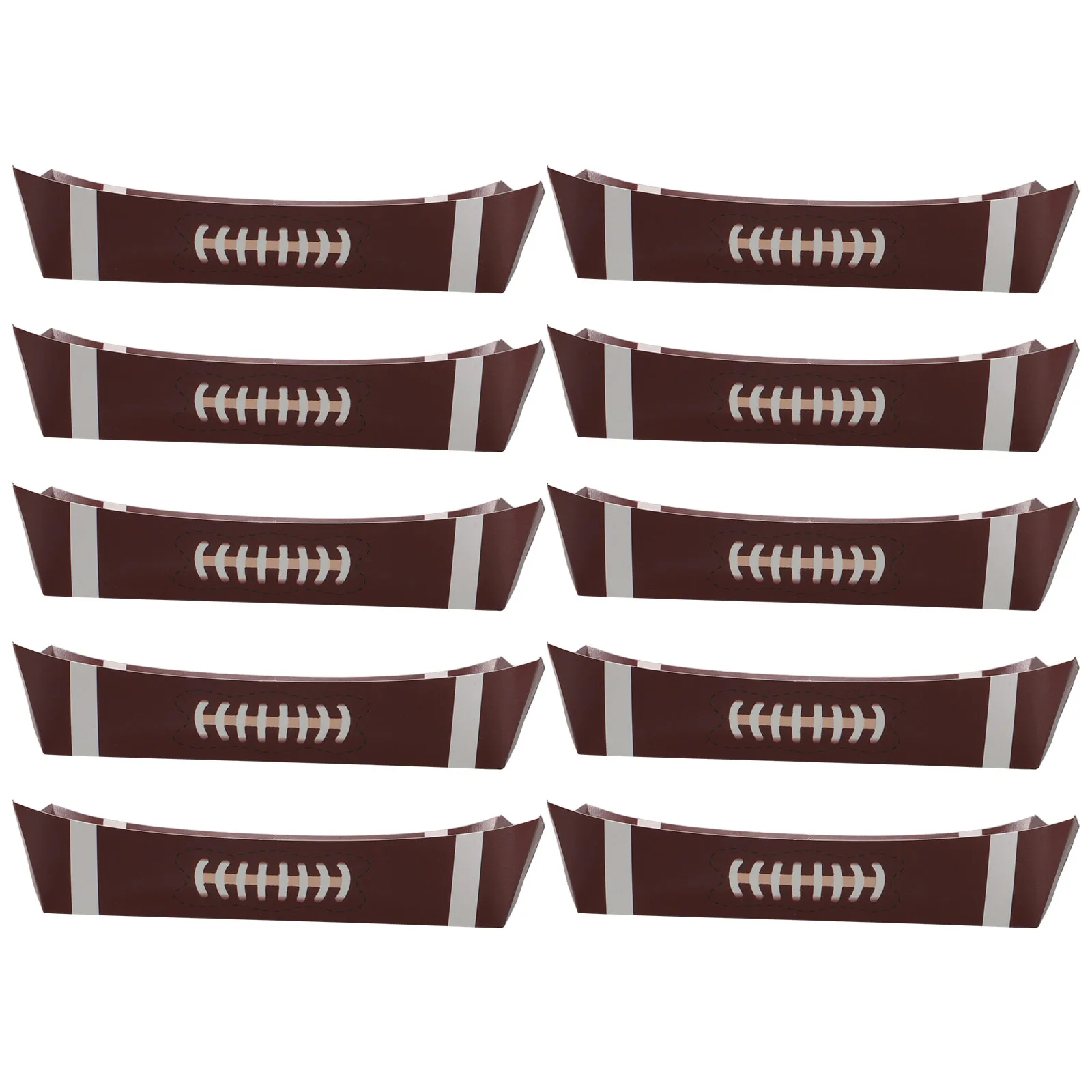 10 Pcs Football Snack Bowls Dinner Party Decorations Foldable Food Trays Versatile Serving Plates Hot Dog Dessert Trays
10 Pcs Football Snack Bowls Dinner Party Decorations Foldable Food Trays Versatile Serving Plates Hot Dog Dessert Trays