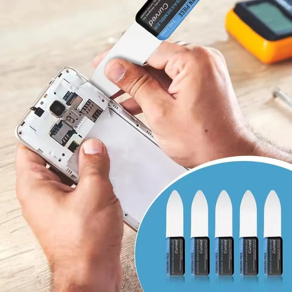 1/5Pc Phone Opening Pry Card Tools Ultra Thin Flexible Disassemble Tool tra Thin Flexible Mobile Phone Disassemble Tool
1/5Pc Phone Opening Pry Card Tools Ultra Thin Flexible Disassemble Tool tra Thin Flexible Mobile Phone Disassemble Tool