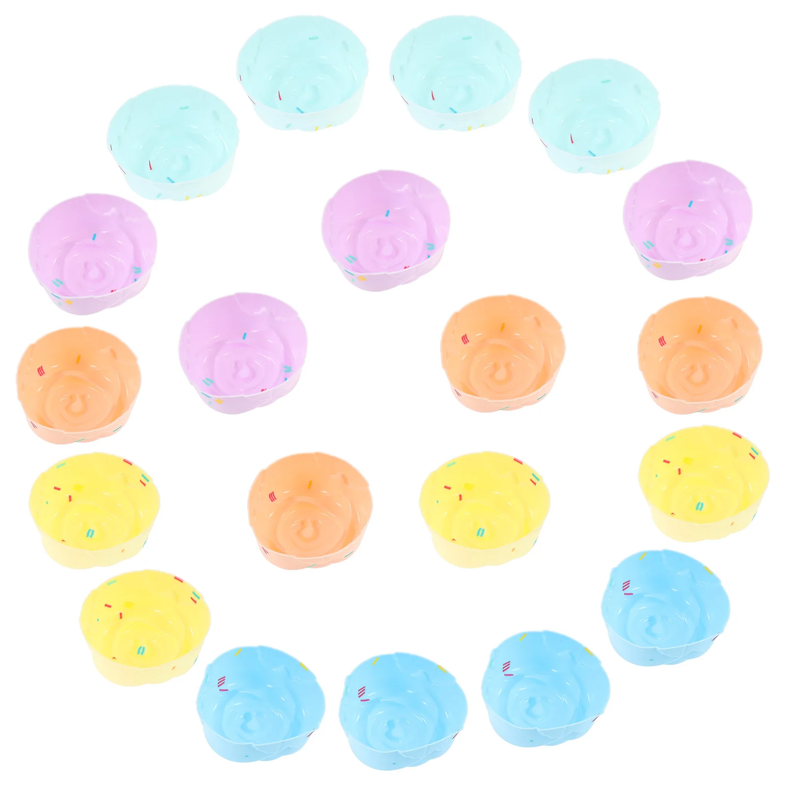 20 Pcs Silicone Cake Cup Molds Tray for Plugs Pie Cakes Pastry Kitchen Baking Mould Form Non Stick Easy Demould Reusable
20 Pcs Silicone Cake Cup Molds Tray for Plugs Pie Cakes Pastry Kitchen Baking Mould Form Non Stick Easy Demould Reusable