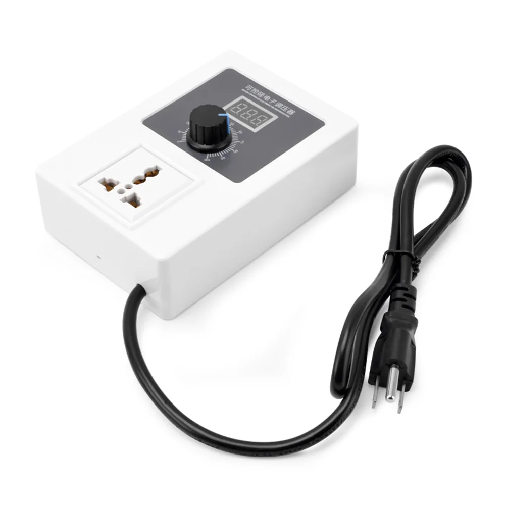 AC 220V 2000W SCR Electronic Voltage Regulator LED Dimming Dimmer Fan Motor Speed Controller Solder Iron Temperature Adjustable
AC 220V 2000W SCR Electronic Voltage Regulator LED Dimming Dimmer Fan Motor Speed Controller Solder Iron Temperature Adjustable
