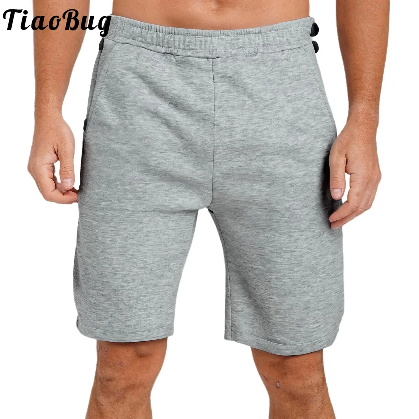 Men Casual Tear Away Workout Shorts Press Buttons Elastic Waistband Side Pockets Fifth Pants Basketball Shorts for Gym Sports
Men Casual Tear Away Workout Shorts Press Buttons Elastic Waistband Side Pockets Fifth Pants Basketball Shorts for Gym Sports