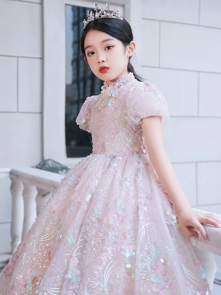 Children's Formal Dress Elegant High-end Socialite Host Puffy Princess Dress Fashion Show Piano Performance Dress New Super Fair
Children's Formal Dress Elegant High-end Socialite Host Puffy Princess Dress Fashion Show Piano Performance Dress New Super Fair