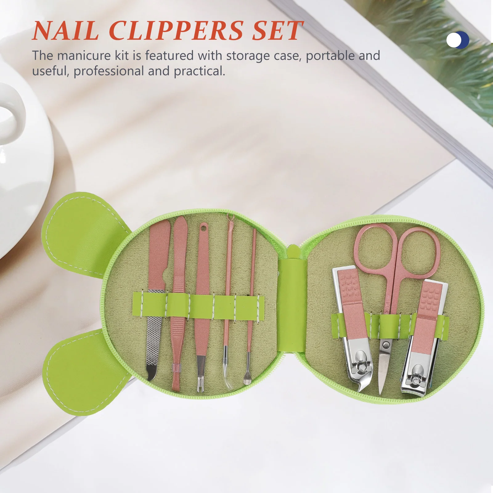 1Set Nail Clippers Set Stainless Steel Portable Manicure Pedicure Kit Travel Nail Care Grooming Tools with Storage Case and
1Set Nail Clippers Set Stainless Steel Portable Manicure Pedicure Kit Travel Nail Care Grooming Tools with Storage Case and