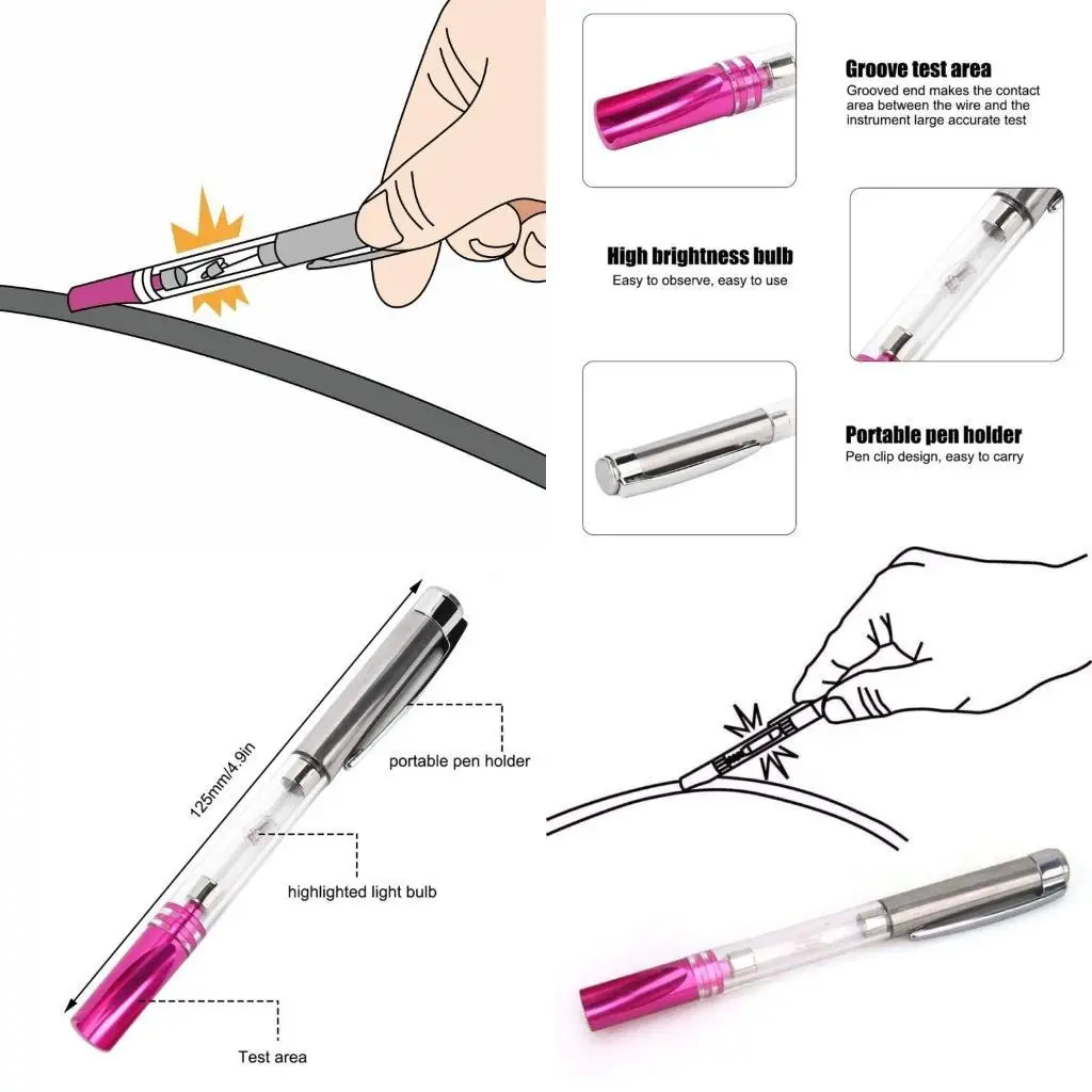 02de Test Test Pen Pen Profession Car Car Spark-Plug-тестовые провода 
02de Test Test Pen Pen Profession Car Car Spark-Plug-тестовые провода