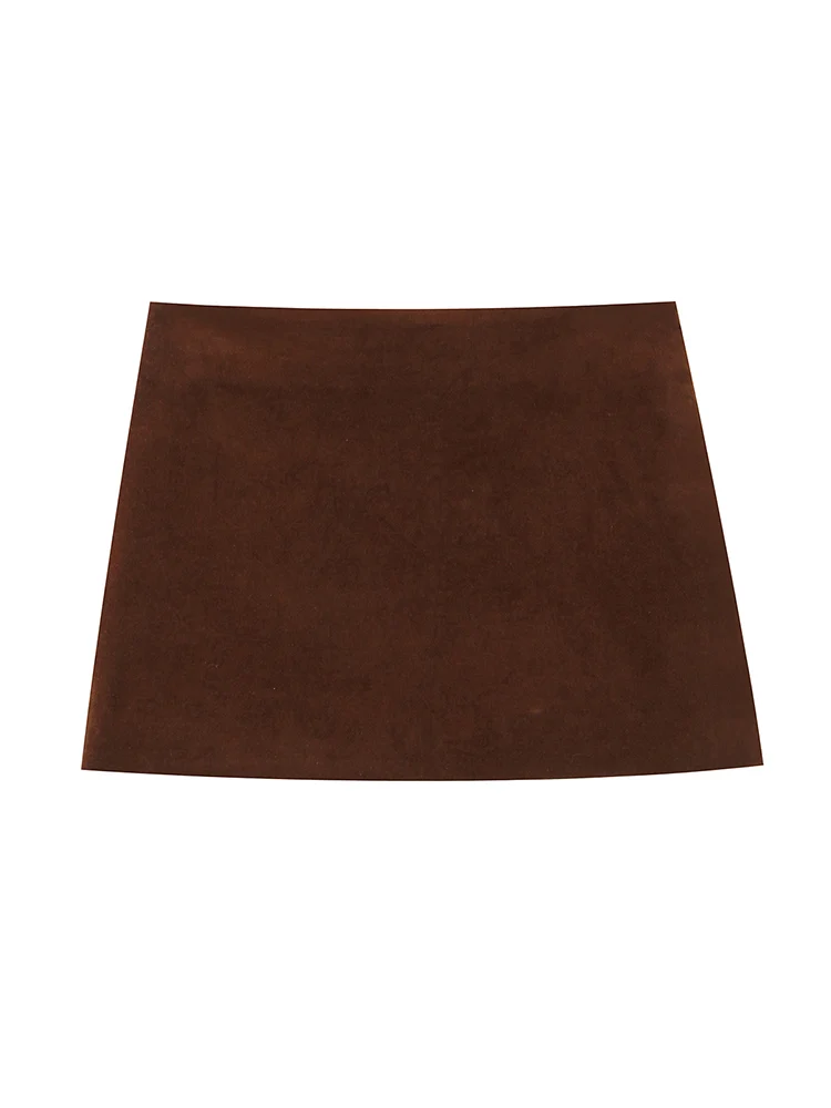 Willshela Women Fashion Brown Side Zipper Mini A-Line Skirt Vintage High Waist Female Chic Lady Skirts
Willshela Women Fashion Brown Side Zipper Mini A-Line Skirt Vintage High Waist Female Chic Lady Skirts