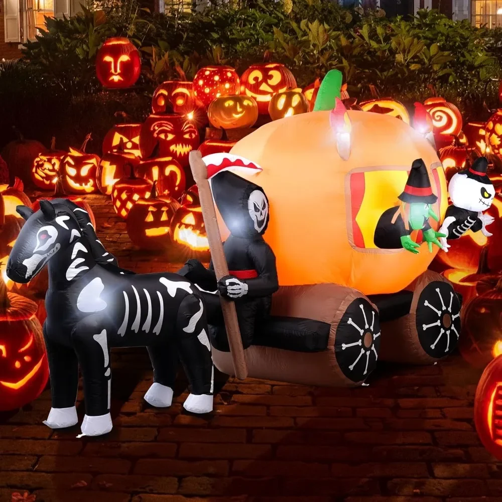 Halloween Inflatable Outdoor Decoration- Archway, Animated, Blow Ups with Built-in LEDs, Self-Inflating, Weather Proof
Halloween Inflatable Outdoor Decoration- Archway, Animated, Blow Ups with Built-in LEDs, Self-Inflating, Weather Proof