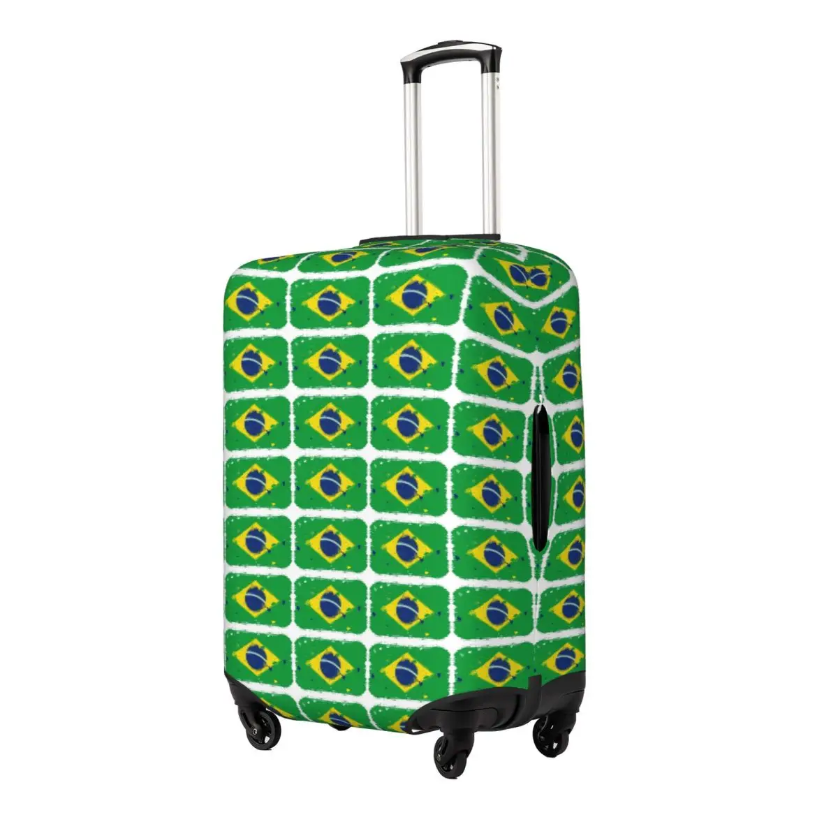 Brazil Flag Suitcase Cover Protection Elastic Travel Luggage Protector Covers for 18-32 Inch
Brazil Flag Suitcase Cover Protection Elastic Travel Luggage Protector Covers for 18-32 Inch