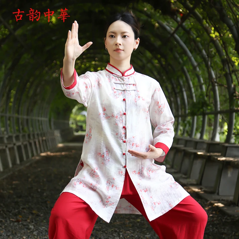 Yongchun Taiji Martial Arts Improved New Style Tai Ji Suit Women's Summer Thin Eight-Section Brocade Exercise Clothing Chinese
Yongchun Taiji Martial Arts Improved New Style Tai Ji Suit Women's Summer Thin Eight-Section Brocade Exercise Clothing Chinese