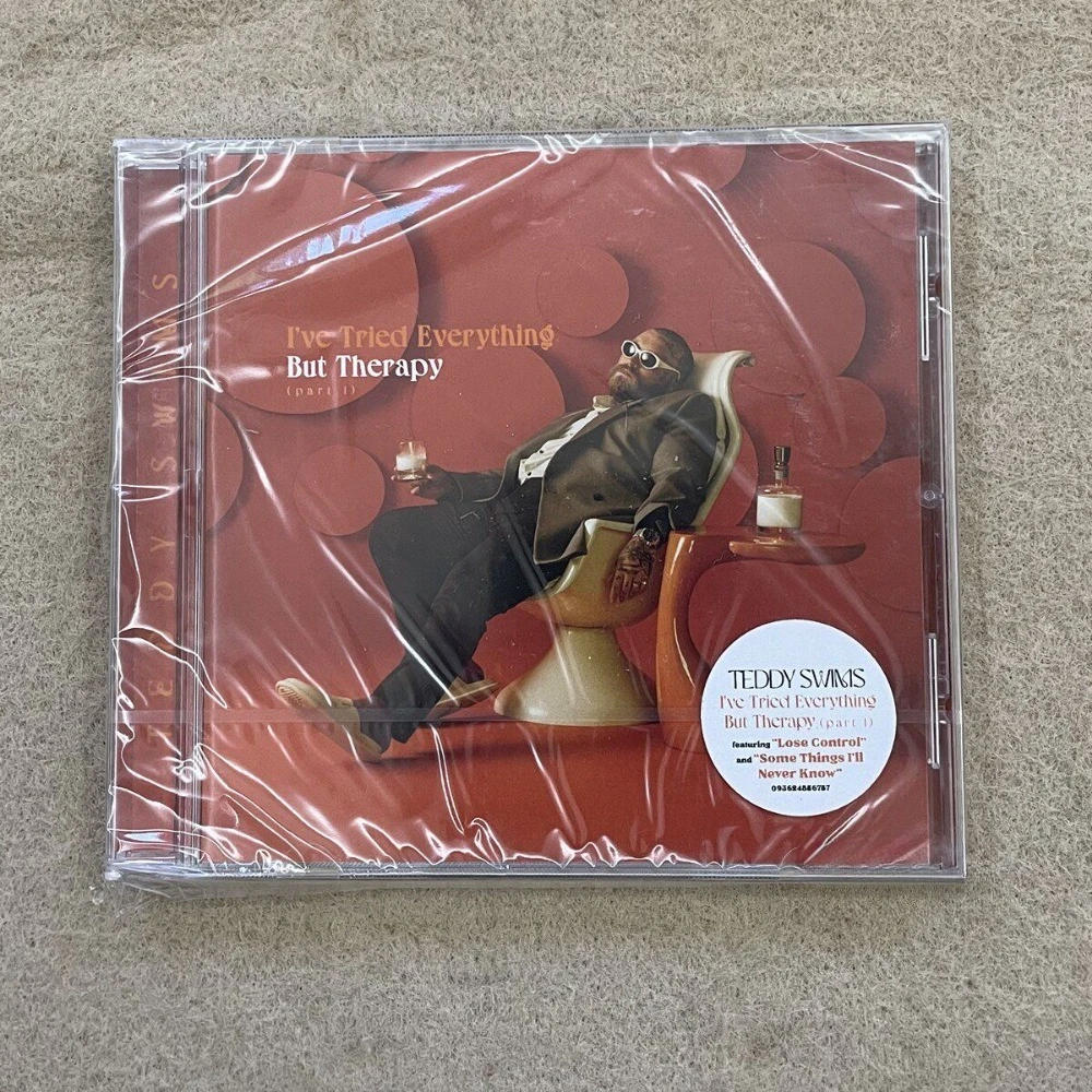 Teddy Swims Ive Tried Everything But Therapy CD Complete Album Lose Control Soul R&B Pop Warm Vocals 2023 2024 New Sealed
Teddy Swims Ive Tried Everything But Therapy CD Complete Album Lose Control Soul R&B Pop Warm Vocals 2023 2024 New Sealed