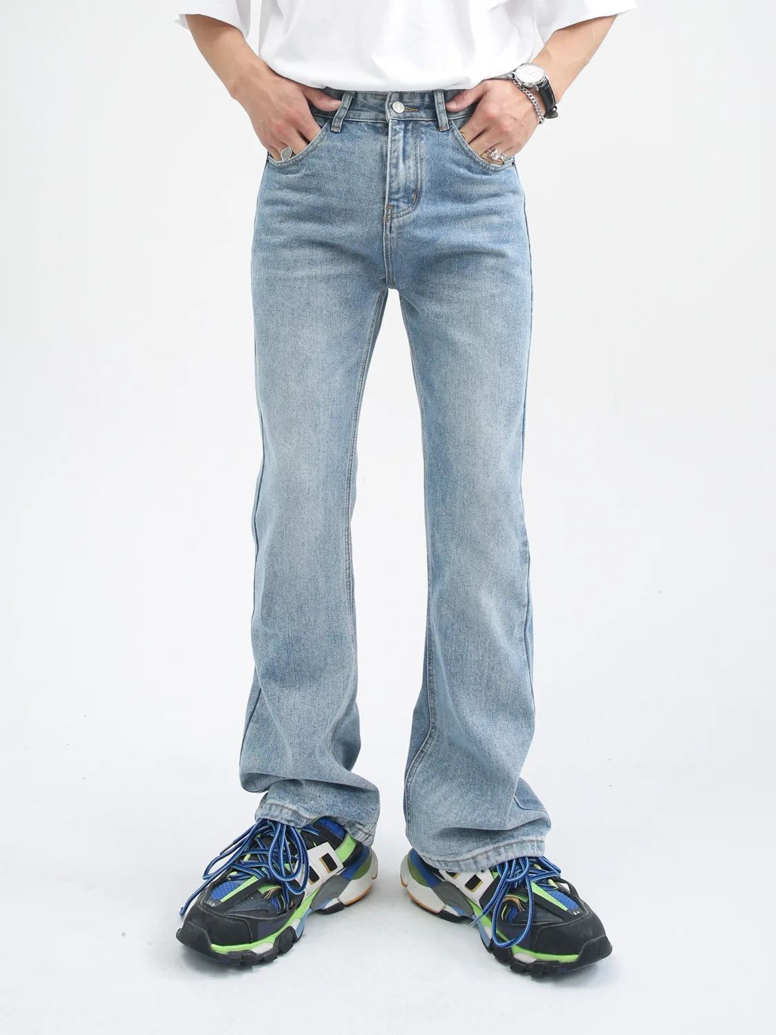 Korean Sle Casual Jeans Lengthening Legs Versatile Cotton Long Trousers for Young Men All Seasons Comfortable Fit
Korean Sle Casual Jeans Lengthening Legs Versatile Cotton Long Trousers for Young Men All Seasons Comfortable Fit