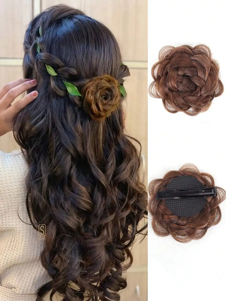 Synthetic Woven Flower Hair Clip For Women Formal Daily Styling
Synthetic Woven Flower Hair Clip For Women Formal Daily Styling