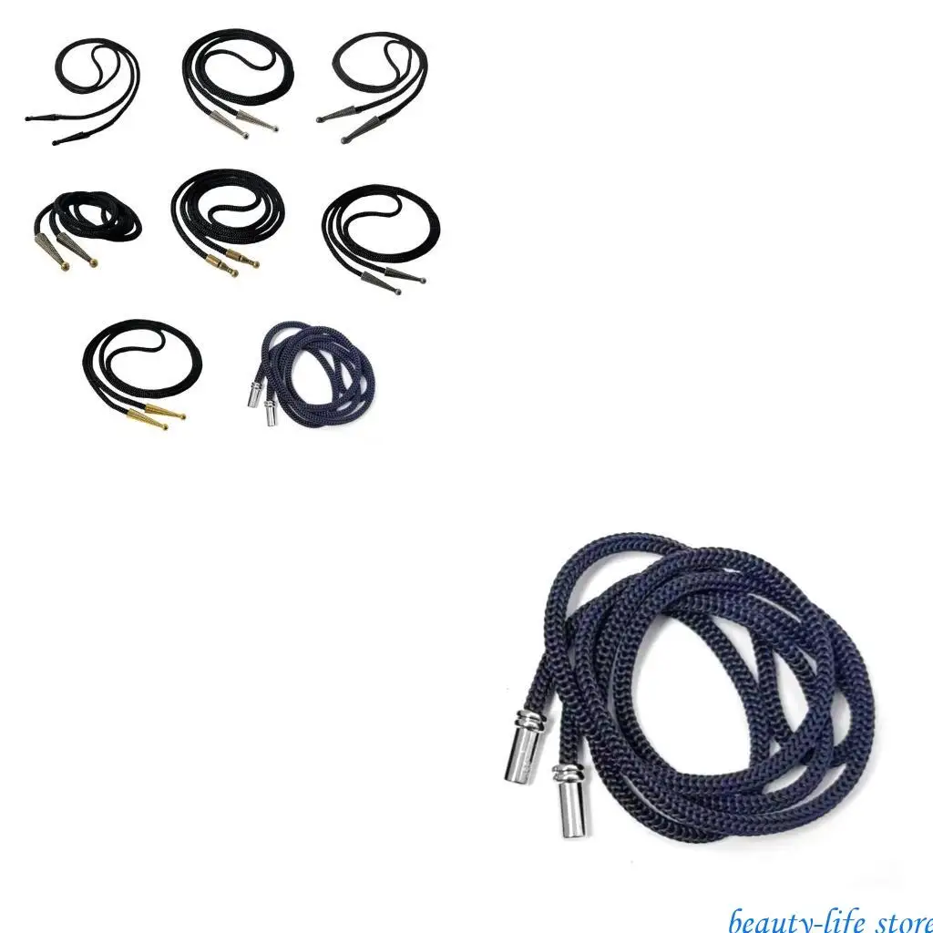 Bolo Tie Crafting Essential Nylon Cord with Metal Pendant For Jewelry Makings 517D
Bolo Tie Crafting Essential Nylon Cord with Metal Pendant For Jewelry Makings 517D