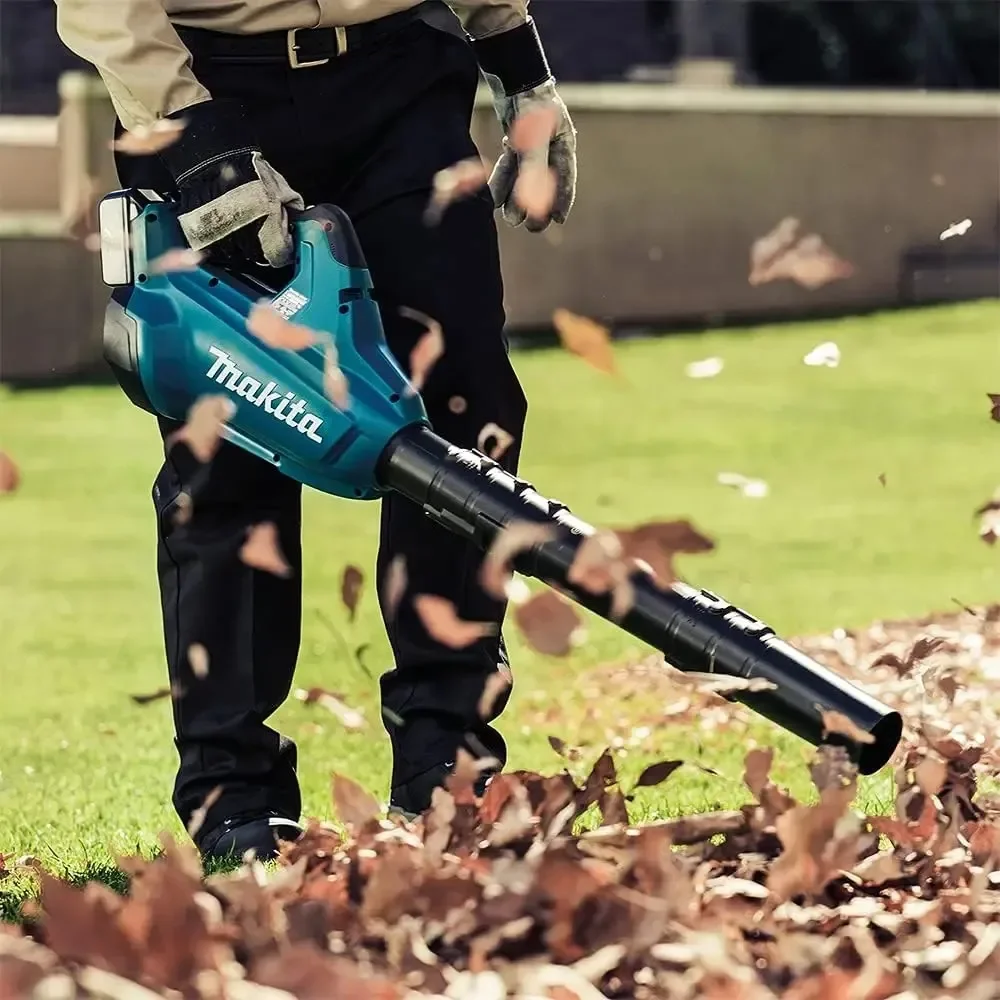 Makita 36V Brushless Leaf Blower, 473 CFM Max Air Volume Cordless Blower with Variable Speed Trigger Telescopic Nozzle for Yard
Makita 36V Brushless Leaf Blower, 473 CFM Max Air Volume Cordless Blower with Variable Speed Trigger Telescopic Nozzle for Yard