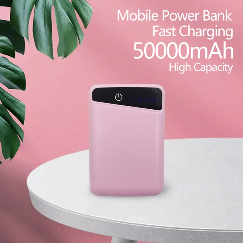 Mobile Power Supply 50000mAh Fast Charging Digital Display Dual USB Charging Treasure For Mobile Phone Tablet Power Supply
Mobile Power Supply 50000mAh Fast Charging Digital Display Dual USB Charging Treasure For Mobile Phone Tablet Power Supply