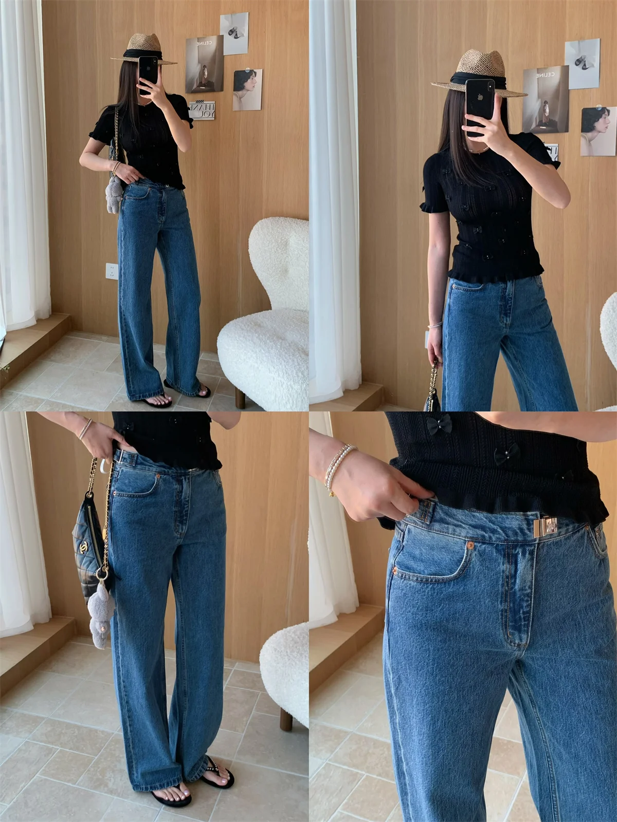 Adjustable Waist Buckle Denim Shorts with Knitted Knot Design Spring 2026 Ladies Straight Leg Jeans Natural Waist
Adjustable Waist Buckle Denim Shorts with Knitted Knot Design Spring 2026 Ladies Straight Leg Jeans Natural Waist