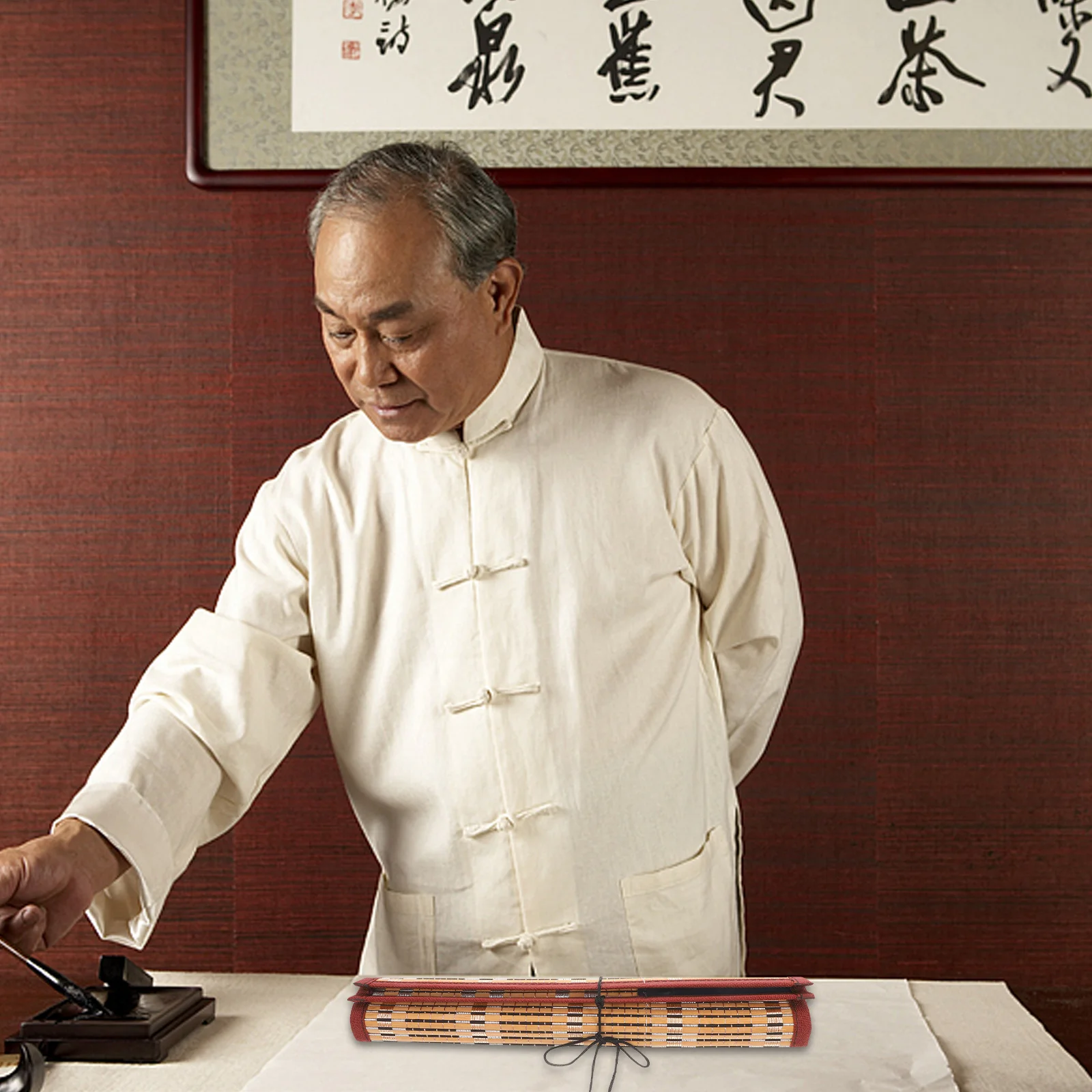 1Pcs Bamboo Brush Pen Roll Wrap Holder Case Size L 8 Slots Portable Pencil Storage Organizer Lightweight Breathable Dampproof
1Pcs Bamboo Brush Pen Roll Wrap Holder Case Size L 8 Slots Portable Pencil Storage Organizer Lightweight Breathable Dampproof