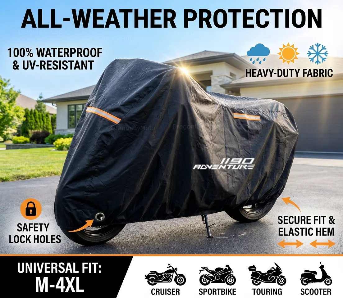 Водонепроницаемые чехлы для мотоциклов KTM 1290 390 790 890 990 1050 1090 1190 1290 Super Adventure 190T, защита от пыли, дождя и снега
Водонепроницаемые чехлы для мотоциклов KTM 1290 390 790 890 990 1050 1090 1190 1290 Super Adventure 190T, защита от пыли, дождя и снега