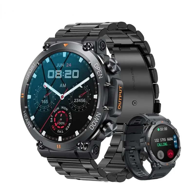 New 1.39 inch Men's Bluetooth Call Smart Watch Sports Fitness Tracker Heart Monitor Smartwatch For Android IOS 400mAh
New 1.39 inch Men's Bluetooth Call Smart Watch Sports Fitness Tracker Heart Monitor Smartwatch For Android IOS 400mAh