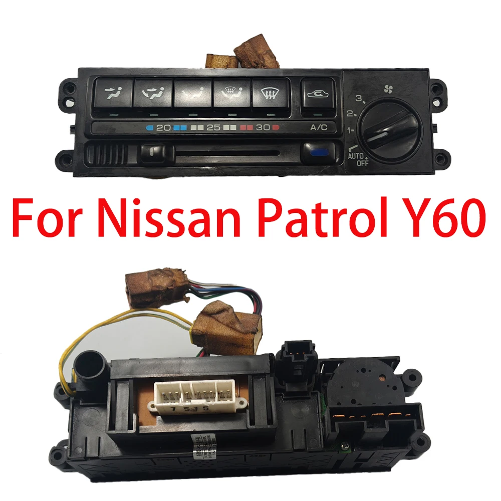 Car AC Air Conditioning Control Panel Switch Air Conditioning Knob Air Conditioning for Nissan patrol Y60
Car AC Air Conditioning Control Panel Switch Air Conditioning Knob Air Conditioning for Nissan patrol Y60