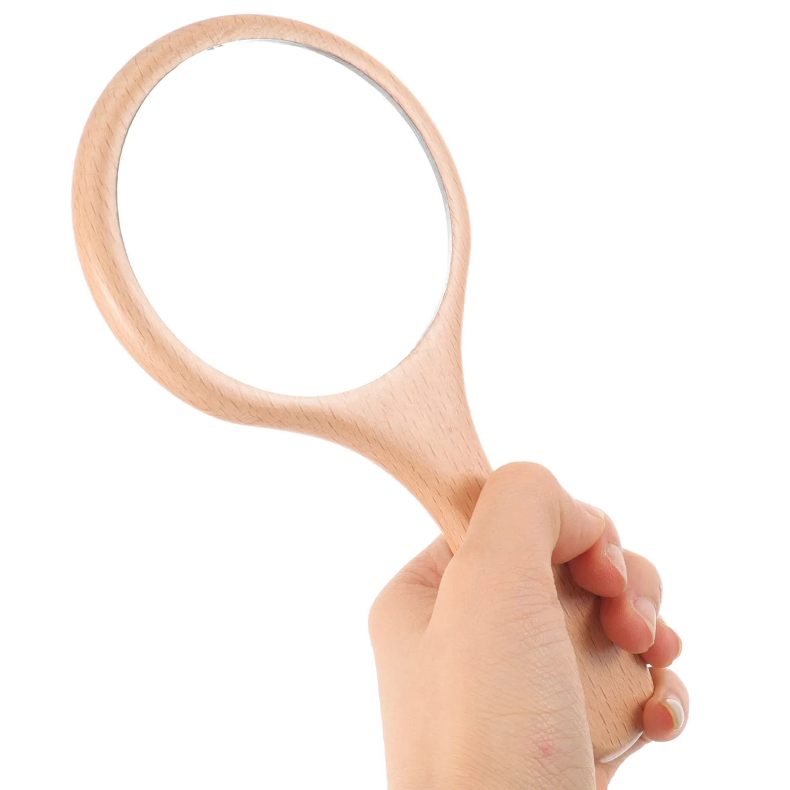 Solid Wood Handle Hand Mirror Vintage Small Portable Travel Retro Handheld Wooden Makeup Bathroom Bedroom
Solid Wood Handle Hand Mirror Vintage Small Portable Travel Retro Handheld Wooden Makeup Bathroom Bedroom