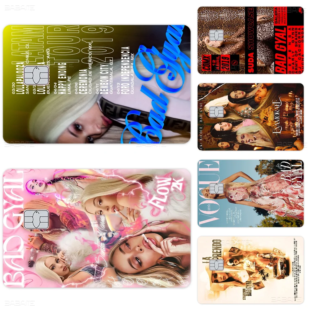 Hot Singer B-Bad G-Gyal Diy Credit Debit Card Sticker Party Sticker Decoration Waterproof Small Chip Card Skin Sticker
Hot Singer B-Bad G-Gyal Diy Credit Debit Card Sticker Party Sticker Decoration Waterproof Small Chip Card Skin Sticker
