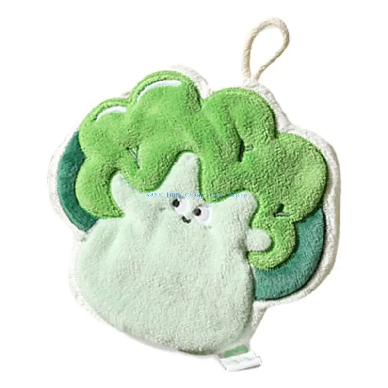 G6KA Coral Fleece Hanging Hand Towel Vegetable Designs Soft Absorbent Quick Drying Towel Handkerchief for Kitchen Cleanliness
G6KA Coral Fleece Hanging Hand Towel Vegetable Designs Soft Absorbent Quick Drying Towel Handkerchief for Kitchen Cleanliness