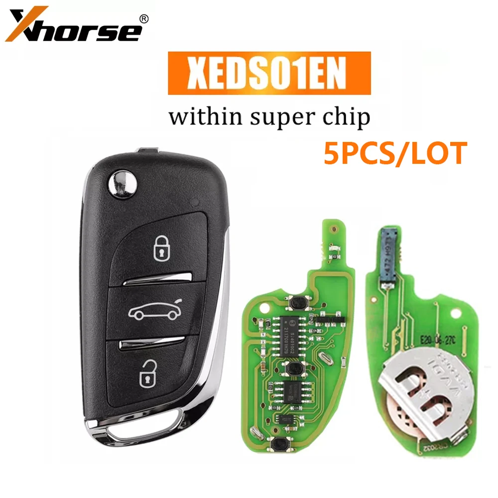 5PCS/LOT Xhorse XEDS01EN VVDI Super Remote with XT27 XT27A66 Chip Work for VVDI2 /VVDI MINI Key Tool/VVDI Key Tool Max
5PCS/LOT Xhorse XEDS01EN VVDI Super Remote with XT27 XT27A66 Chip Work for VVDI2 /VVDI MINI Key Tool/VVDI Key Tool Max