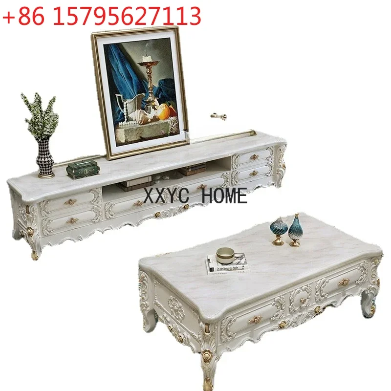 European Coffee Table TV Cabinet Unit Modern Minimalist Living Room Small Apartment Marble
European Coffee Table TV Cabinet Unit Modern Minimalist Living Room Small Apartment Marble