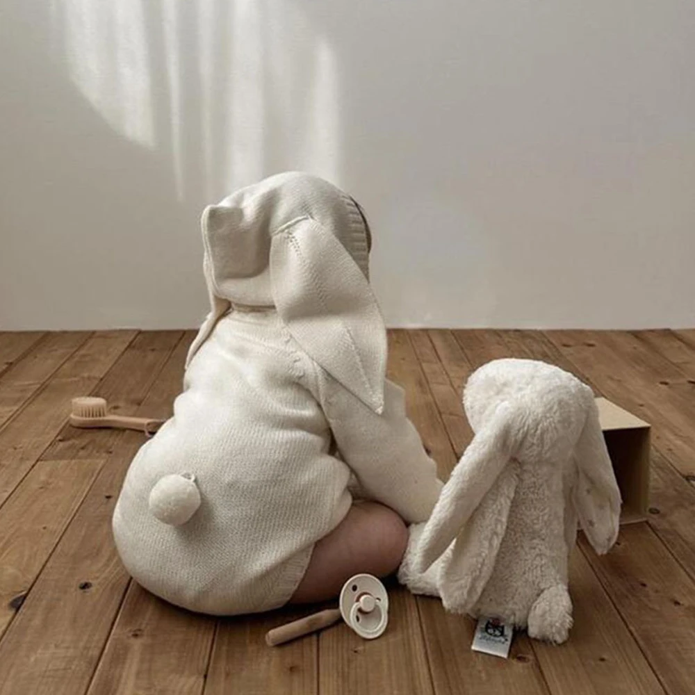 Newborn Girls Knitted Rompers Playsuits Rabbit Cartoon Hooded Baby Autumn Clothes Long Sleeve Toddler Jumpsuit Infant Clothing
Newborn Girls Knitted Rompers Playsuits Rabbit Cartoon Hooded Baby Autumn Clothes Long Sleeve Toddler Jumpsuit Infant Clothing