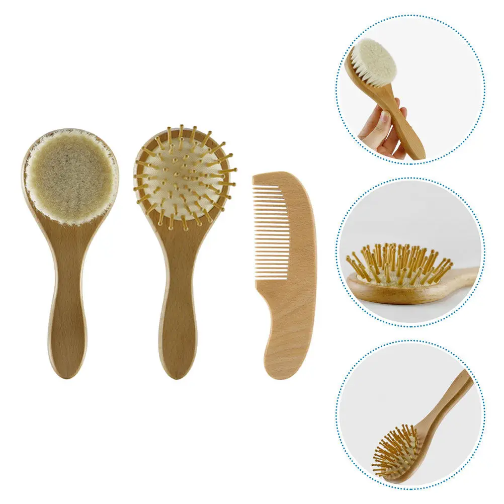 1Set Baby Hair Brush Comb Safe High-End Material Gentle Scalp Massage Soft Bristles Suitable Newborn Kids Hair Care Washing
1Set Baby Hair Brush Comb Safe High-End Material Gentle Scalp Massage Soft Bristles Suitable Newborn Kids Hair Care Washing