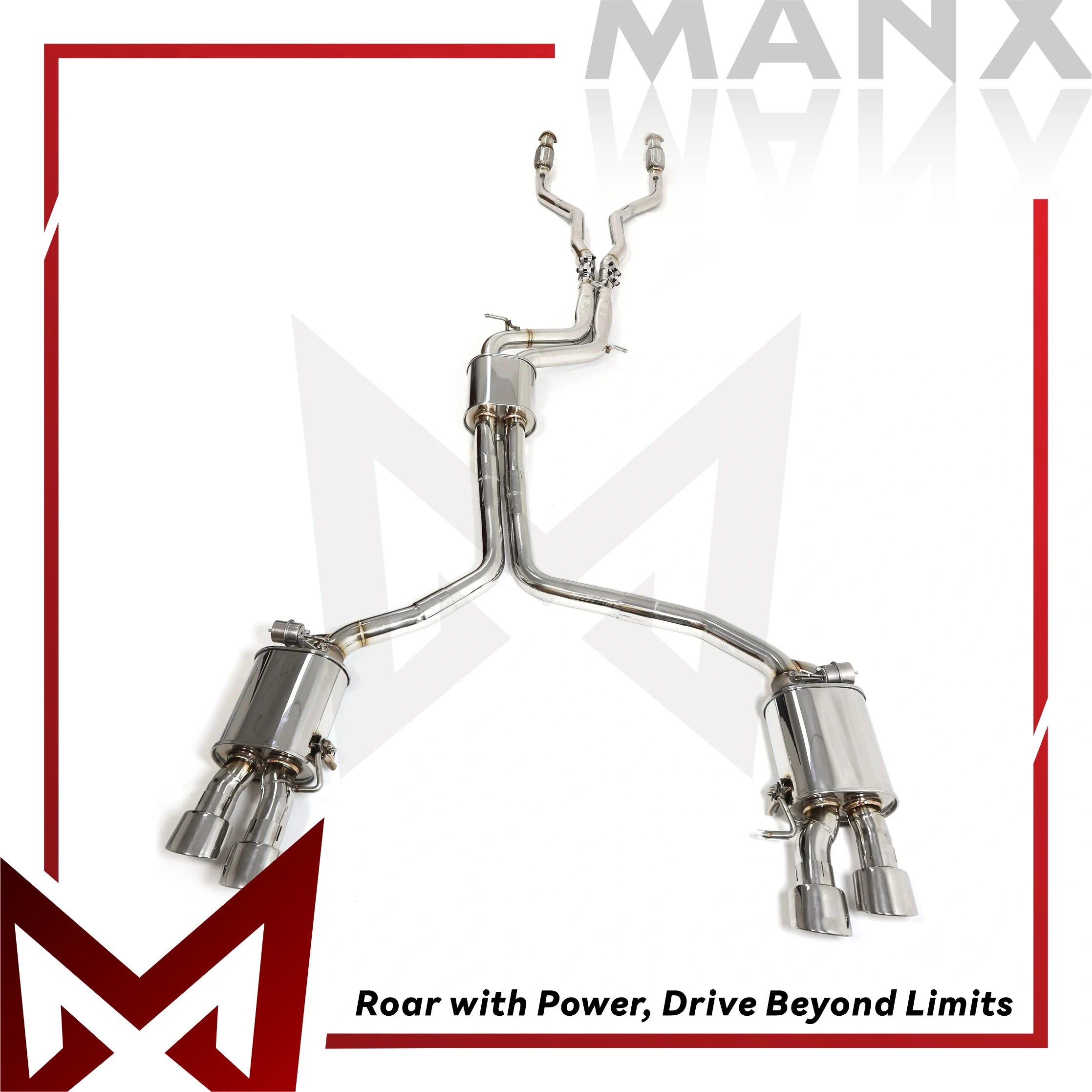 MANX Resonant tube Catback for AUDI S5 B8 Stainless steel Performance Auto Exhaust pipe Muffler with remote control valve
MANX Resonant tube Catback for AUDI S5 B8 Stainless steel Performance Auto Exhaust pipe Muffler with remote control valve