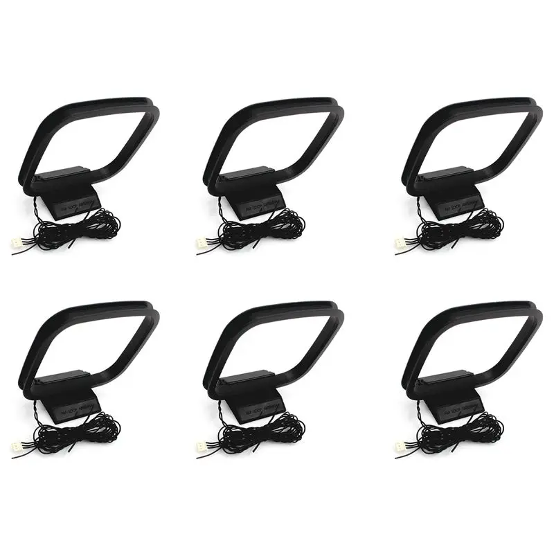 6PCS FM AM Loop Antenna For Receiver With 3-Pin Mini Connector For Sony Sharp Chaine Stereo AV Receiver Systems
6PCS FM AM Loop Antenna For Receiver With 3-Pin Mini Connector For Sony Sharp Chaine Stereo AV Receiver Systems