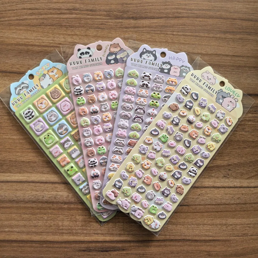3D Animal Stickers (4 Pieces) - Cute Cartoon Decals for Children's Handicrafts & Notebook Decoration Sticker Story Store
3D Animal Stickers (4 Pieces) - Cute Cartoon Decals for Children's Handicrafts & Notebook Decoration Sticker Story Store