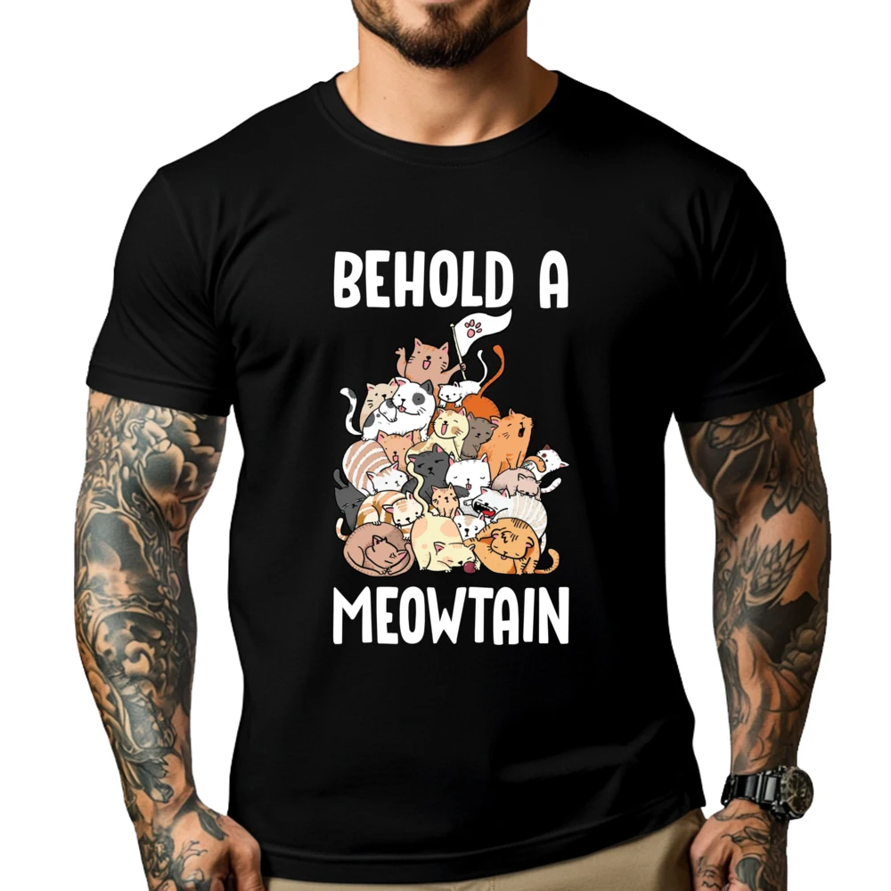 Awesome Cat Lovers Unite Behold A Meowtain Green And White Graphic T Shirt Luxury Clothes Men Group Tops
Awesome Cat Lovers Unite Behold A Meowtain Green And White Graphic T Shirt Luxury Clothes Men Group Tops