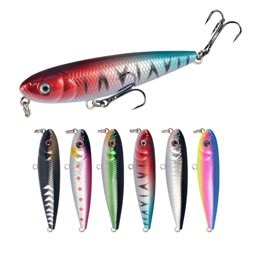 New Color Pencil Lure, 8cm/9.5g Water Surface Rolling Ball Fake Bait
New Color Pencil Lure, 8cm/9.5g Water Surface Rolling Ball Fake Bait