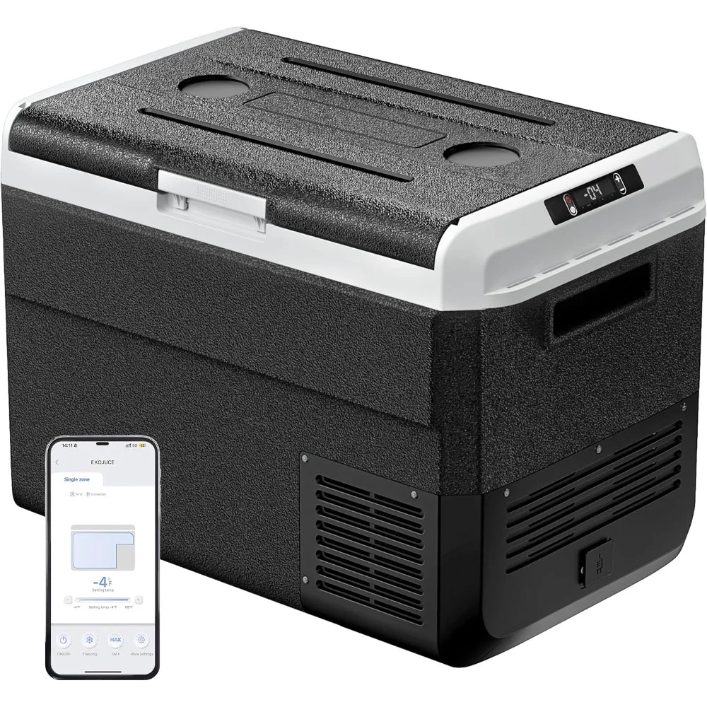 12 Volt Refrigerator, 53 Quart Electric Cooler, Car Fridge 12V/24V DC 100~240V AC, Portable Freezer -4℉~68℉, APP Control, Portab
12 Volt Refrigerator, 53 Quart Electric Cooler, Car Fridge 12V/24V DC 100~240V AC, Portable Freezer -4℉~68℉, APP Control, Portab