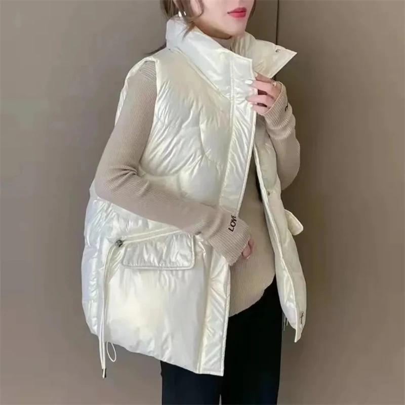 2024 New Down Cotton Waistcoat Womens Autumn Winter Parkas Thicken Warm Cotton-Padded Vests Coat Female Sleeveless Puffer Vests
2024 New Down Cotton Waistcoat Womens Autumn Winter Parkas Thicken Warm Cotton-Padded Vests Coat Female Sleeveless Puffer Vests