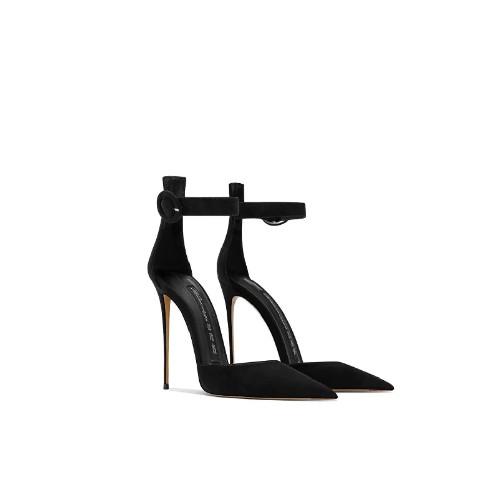 Elegant Black High Heels Women 2025 Fall Peep Toe Stiletto Sandals Hollow Out Strappy Shoes
Elegant Black High Heels Women 2025 Fall Peep Toe Stiletto Sandals Hollow Out Strappy Shoes